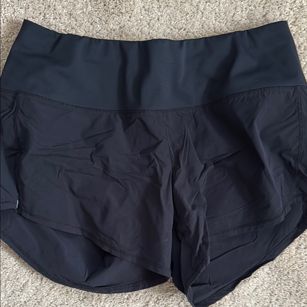 oiselle Black Athletic Running Shorts